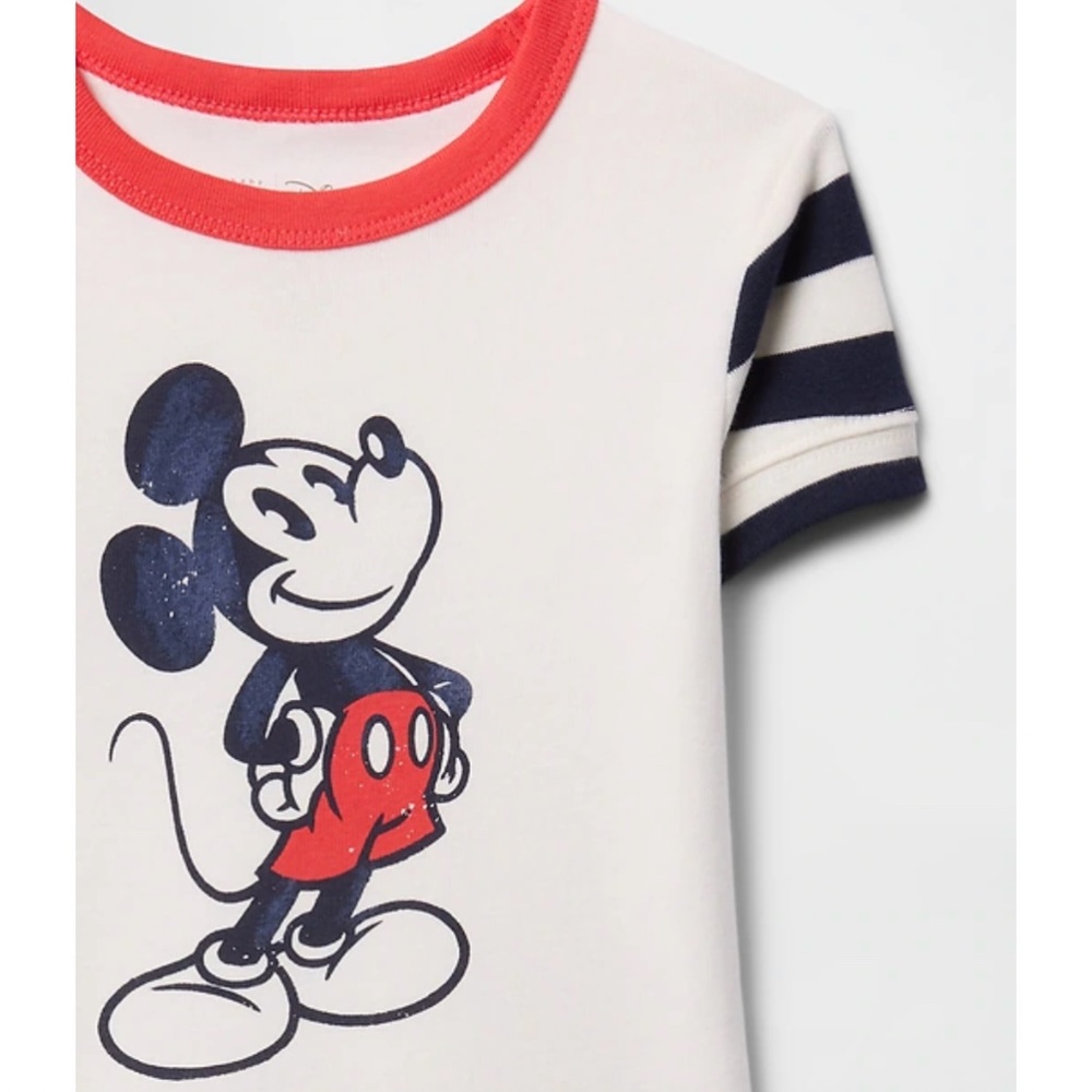 babyGap × Disney Mickey Mouse 100% Organic Cotton PJ Set  6Yrs - Picture 3 of 3